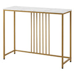 Marble Effect Console Table Narrow Hallway | HomeAndLiving