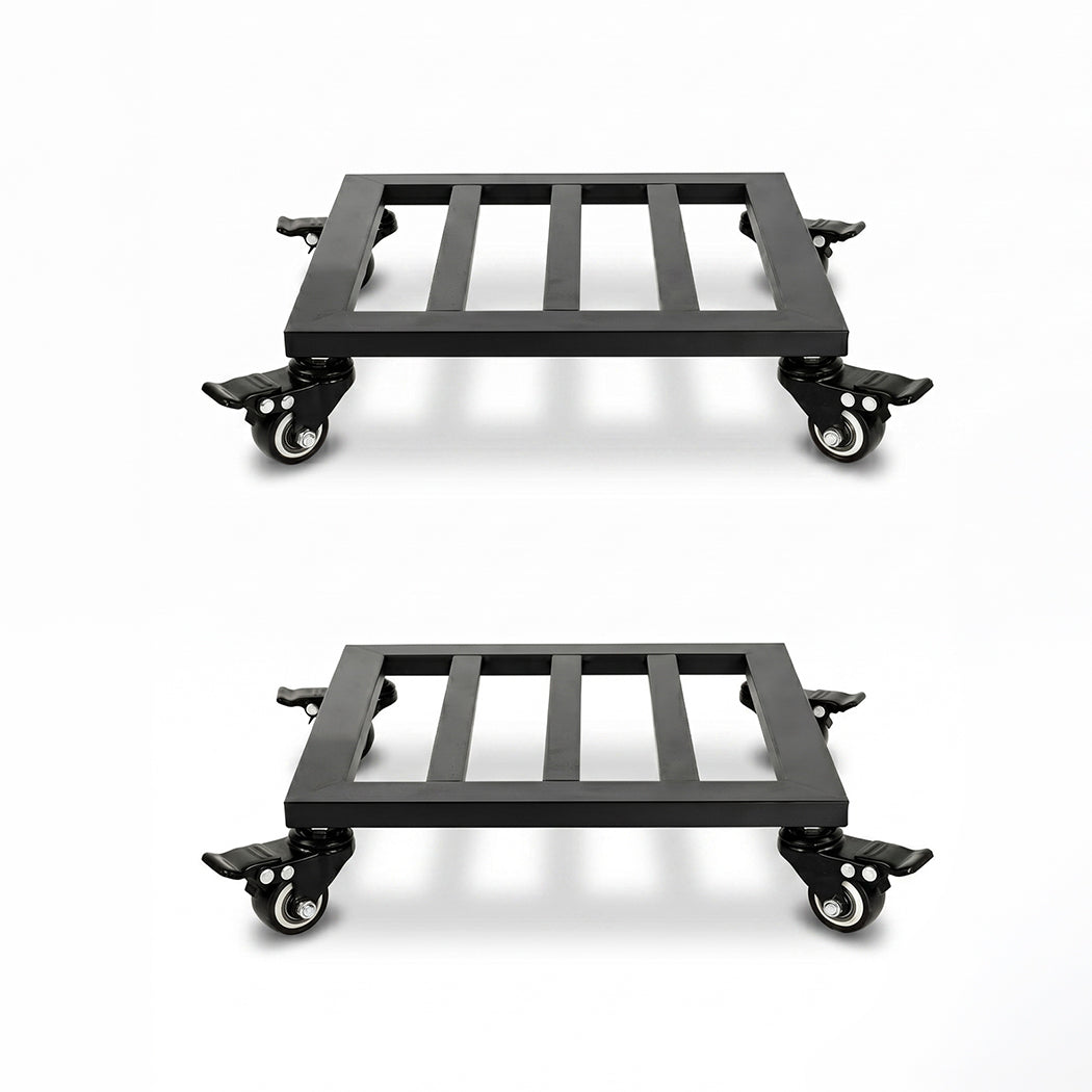 Plant Pot Trolley Caddy 172kg 2 Pack | HomeAndLiving - 2