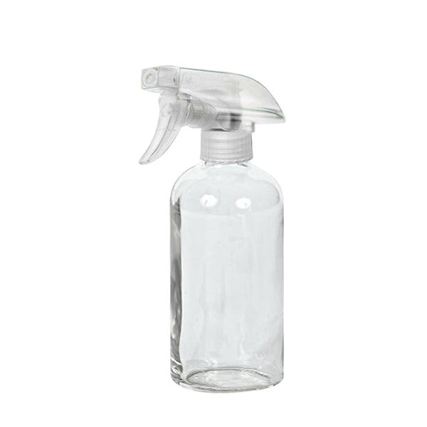  4x 500ml Clear Glass Spray Bottles Trigger