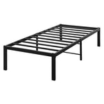 Stylish Metal Bed Frame Heavy Duty Storage Space  Easy Assembly