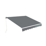 Folding Arm Awning Retractable - Grey