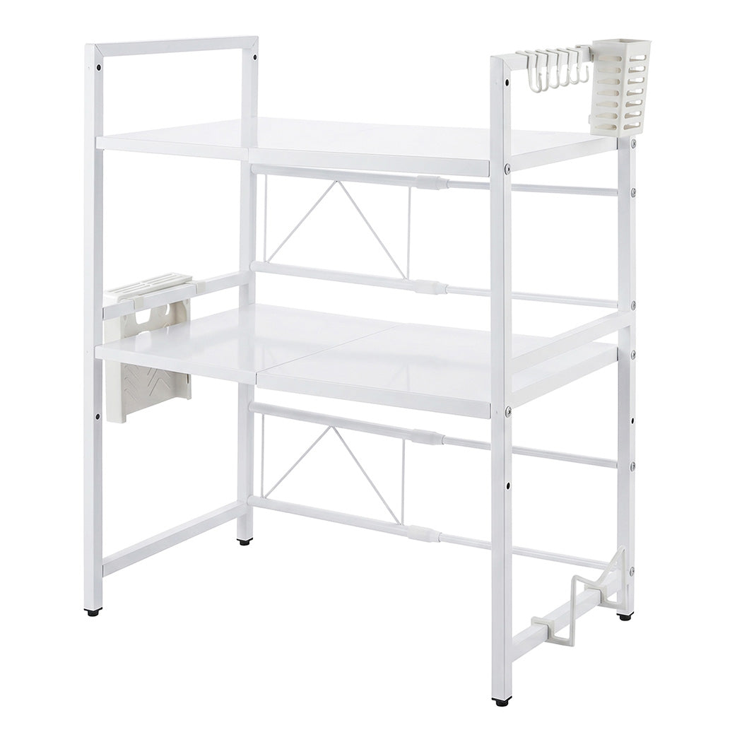 Microwave Shelf 3 Tier Adjustable Kitchen Rack | HomeAndLivi - 2