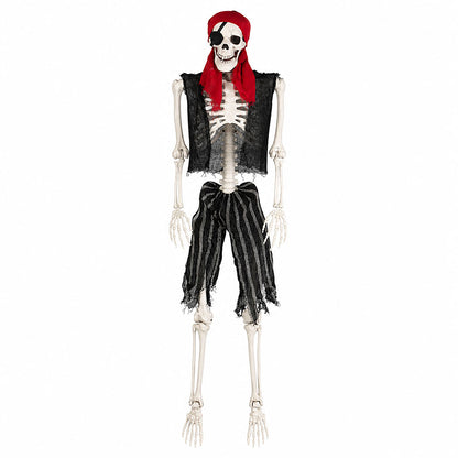 Life Size Pirate Skeleton Decor 166x38x17cm