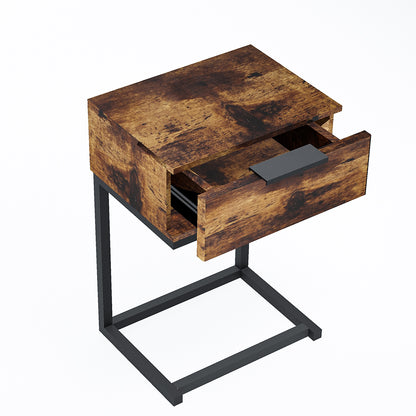Stylish Bedside Tables Side End Table  Easy Assembly Classic