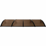 Window Door Awning Outdoor 1M X 4M Brown 1x4M