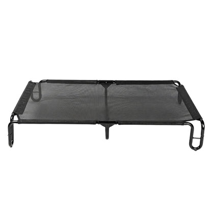 Dog Bed Mesh Cooling Black 110x76x20cm