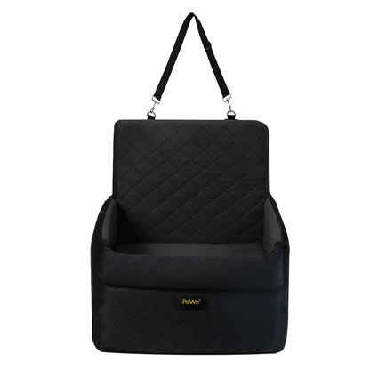 Pet Car Seat Booster Velvet Travel Bed 51x51x50cm