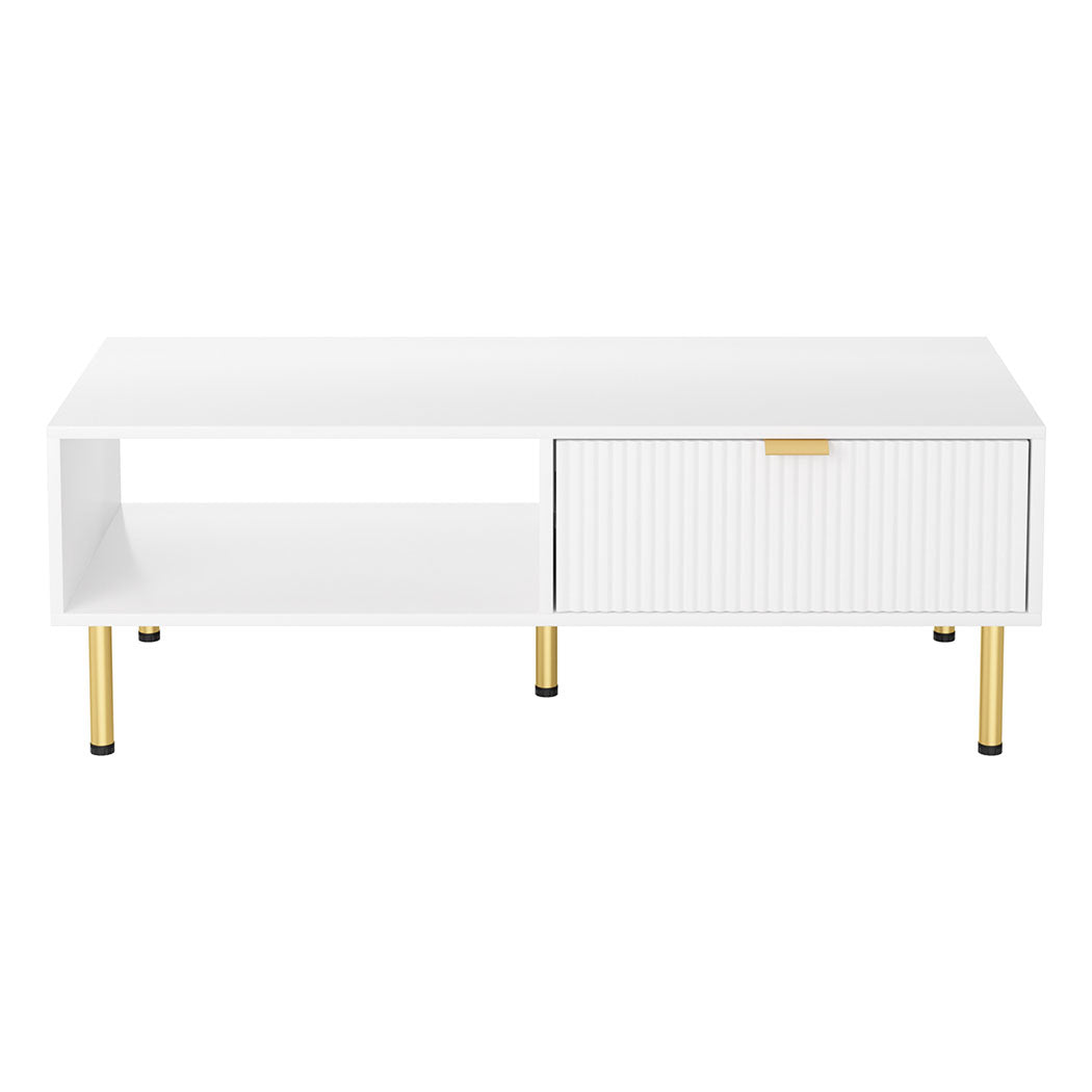 Minimalist 110cm Coffee Table  Multipurpose Use Classic Durable
