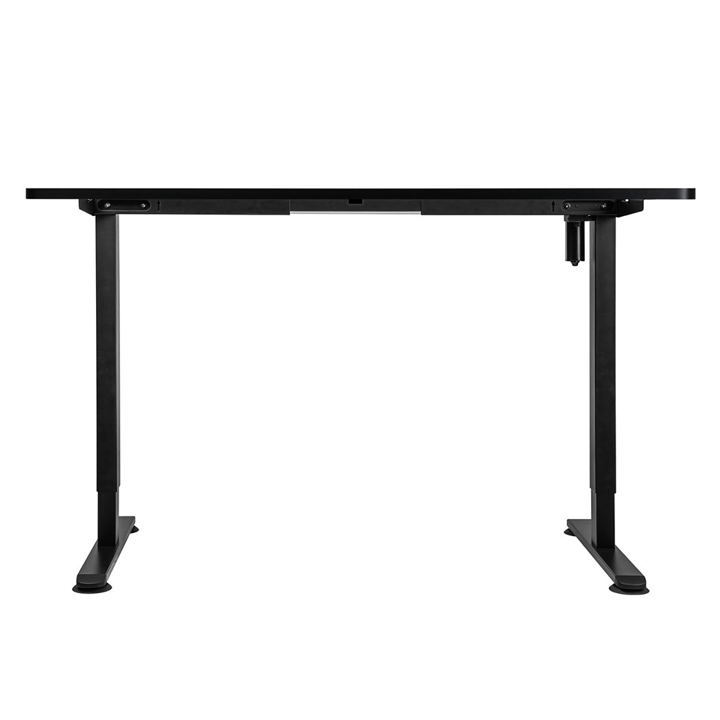 Elegant Motorised Standing Desk Adjustable 140cm Black 1000x 1MM