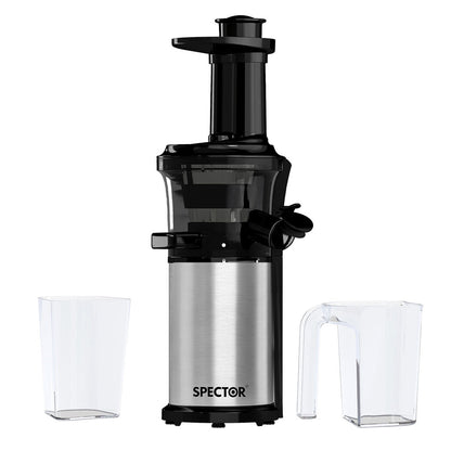 Cold Press Juicer Quiet Operation 18.5x17.7x41.8cm