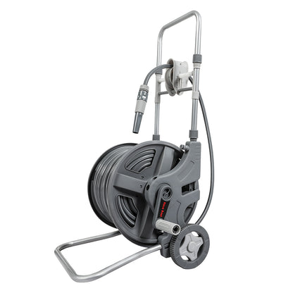 Portable Hose Reel 45M Grey 11x15cm
