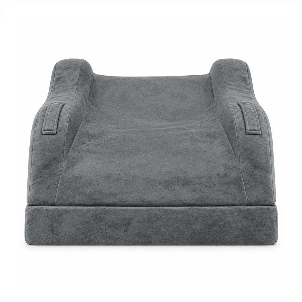 Leg Pillow Double Grey Memory Foam