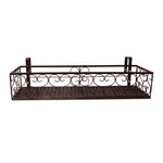 Plant Stand Outdoor Indoor Home Bronze Rectangle