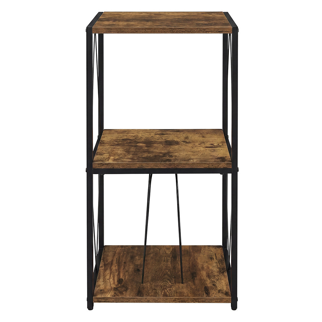 Vinyl Record Stand Black 16x16x0.8cm