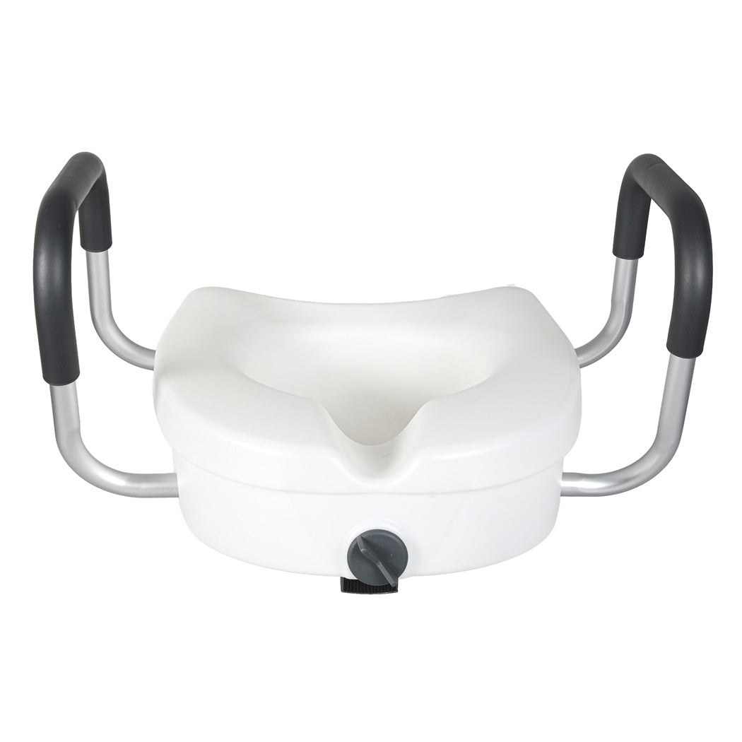 Raised Toilet Seat With Handles 41x49x45cm