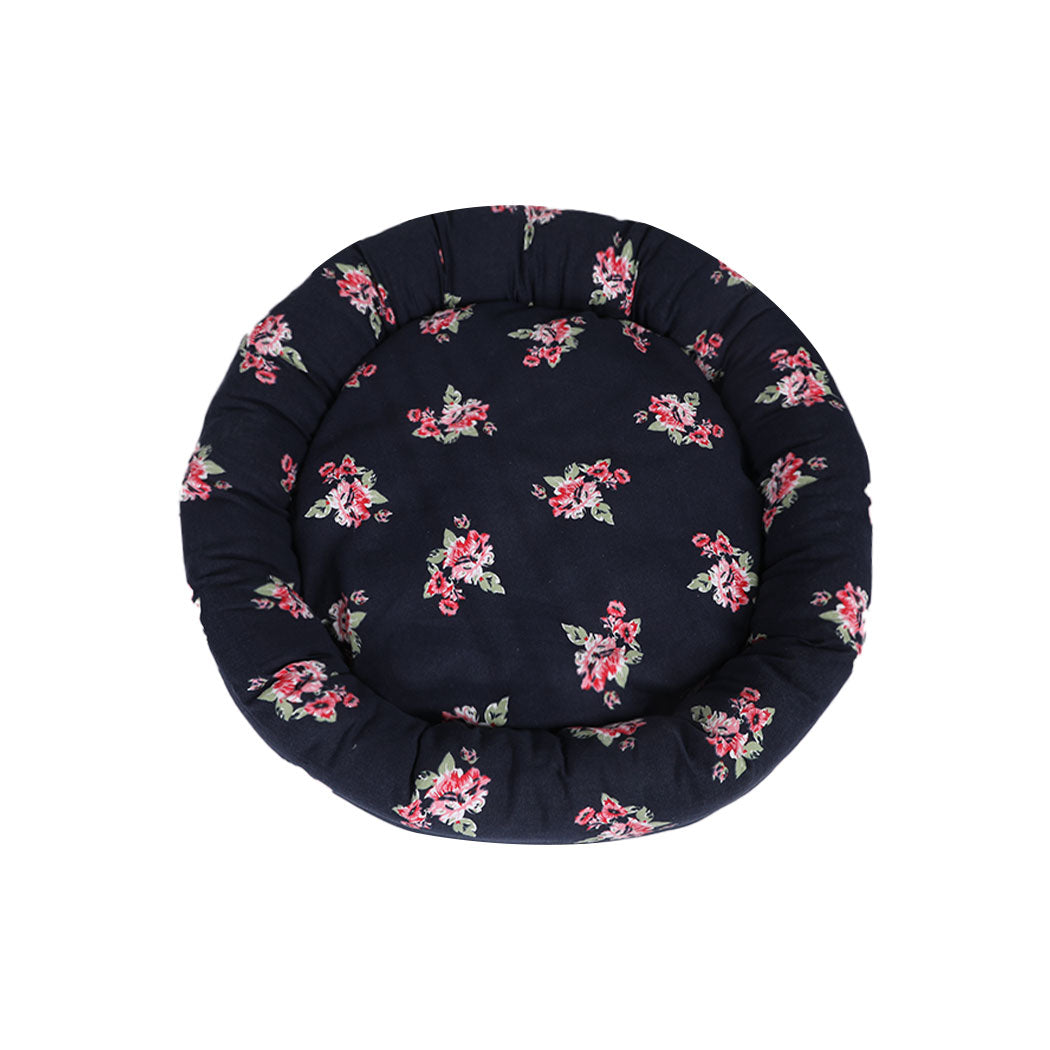 Pet Bed Washable Dog Calming Round Kennel Summer Outdoor