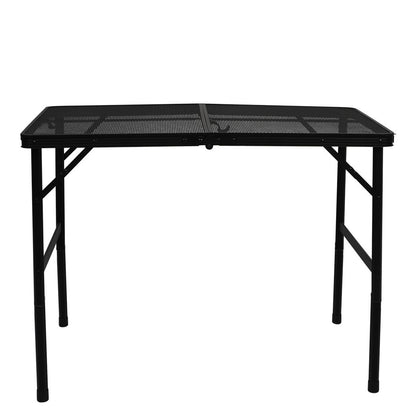 Portable Grill Table Aluminium 90x60x40cm