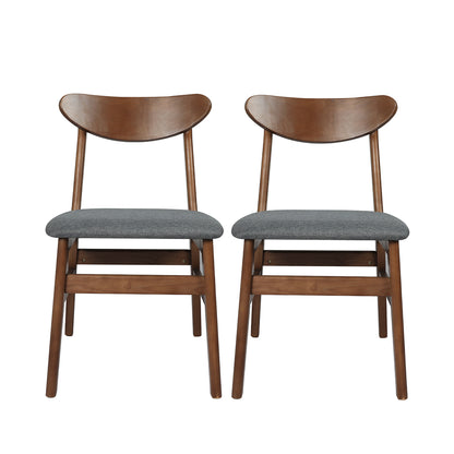 Premium 2xDining Chairs Kitchen Chair Brown 2Pack  Easy Assembly