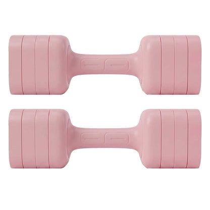 Adjustable Dumbbells Set Pink 32x10x10cm