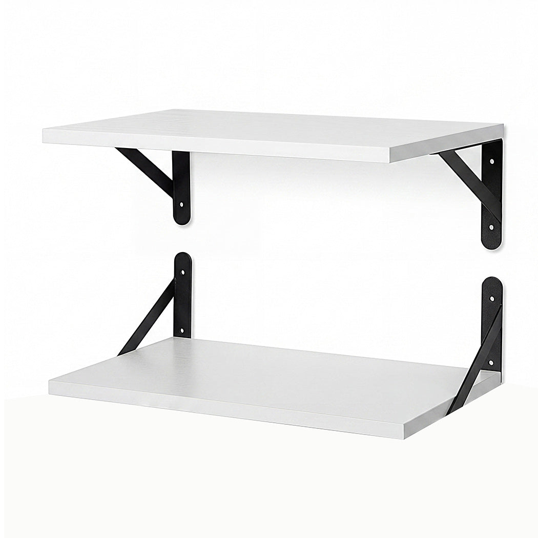 Floating Wall Shelves 2pc Deep Mounted | HomeAndLiving - 3