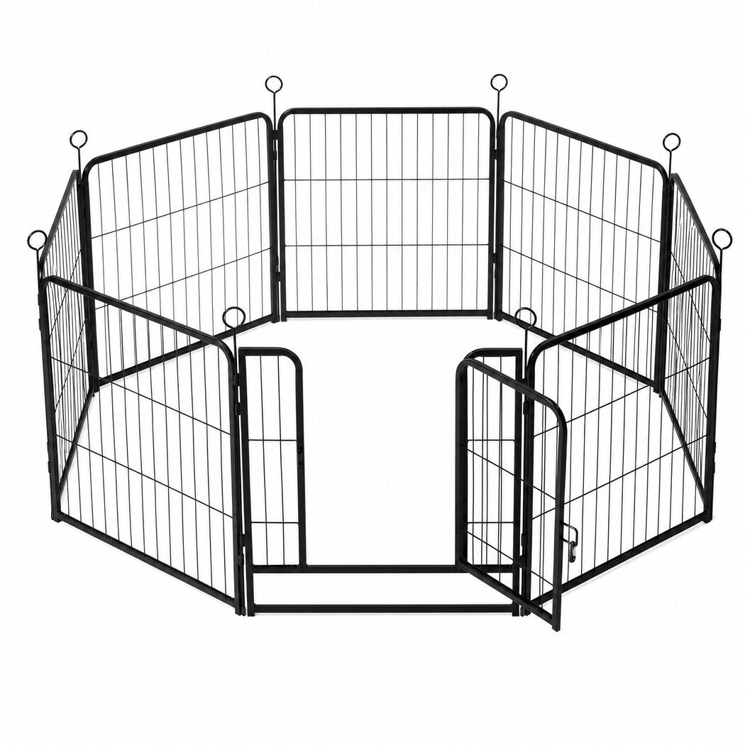 Metal Dog Playpen Foldable 56x60cm