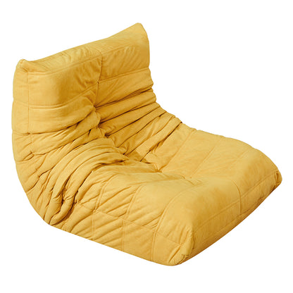Kids Foam Sofa Yellow Recliner 68x74x57cm