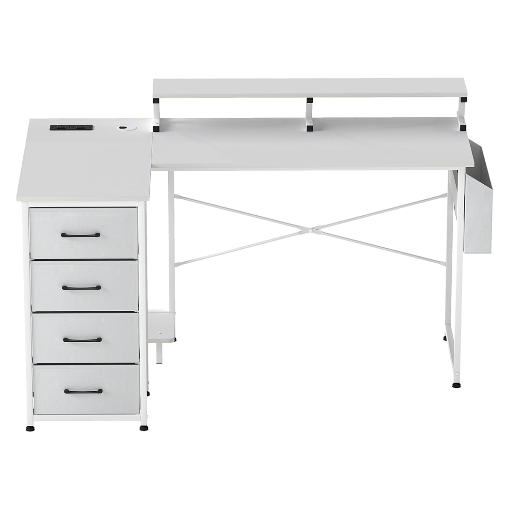 Gaming Desk With Storage 140x80x87cm