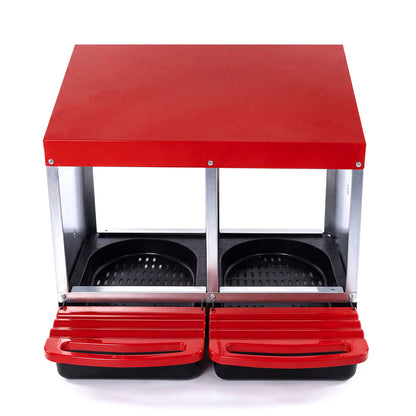 Pawz Chicken Nesting Boxes 2 Hole for Rolling Egg Collectio Inside Outside