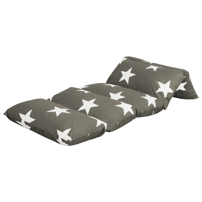 Minimalist Foldable Mattress Kids Pillow Dark Grey Medium  Premium