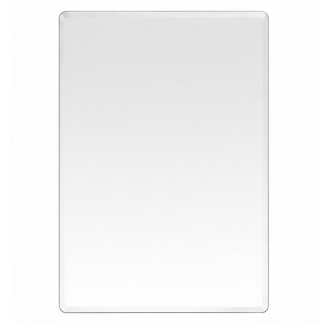 Frameless Wall Mirror Tempered Glass 60x45cm | HomeAndLiving