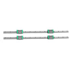 Linear Guide Rail HGH20CA Slider Block Bearing Steel CNC 2PCS