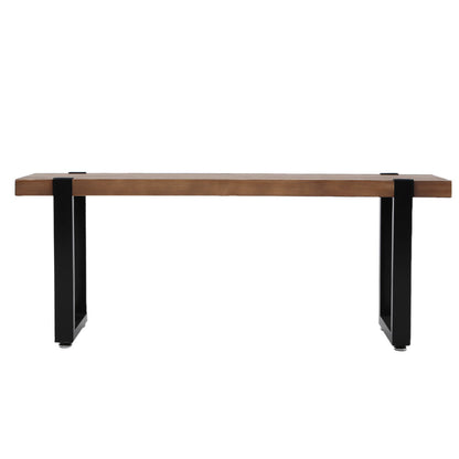 Premium 2x Dining Bench Chairs Wooden 140cm  Foldable Function