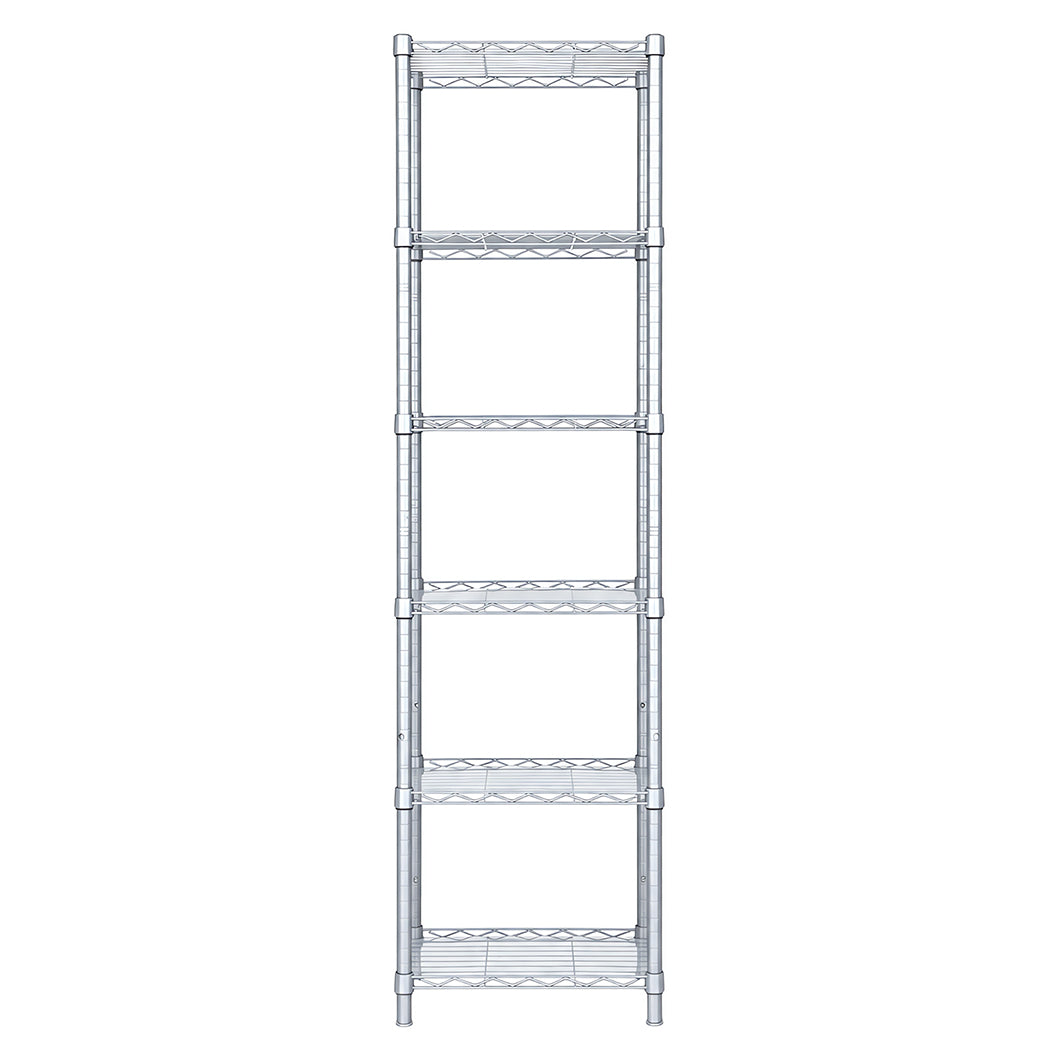 Shelving Unit 6 Tier Adjustable 42x32x161cm