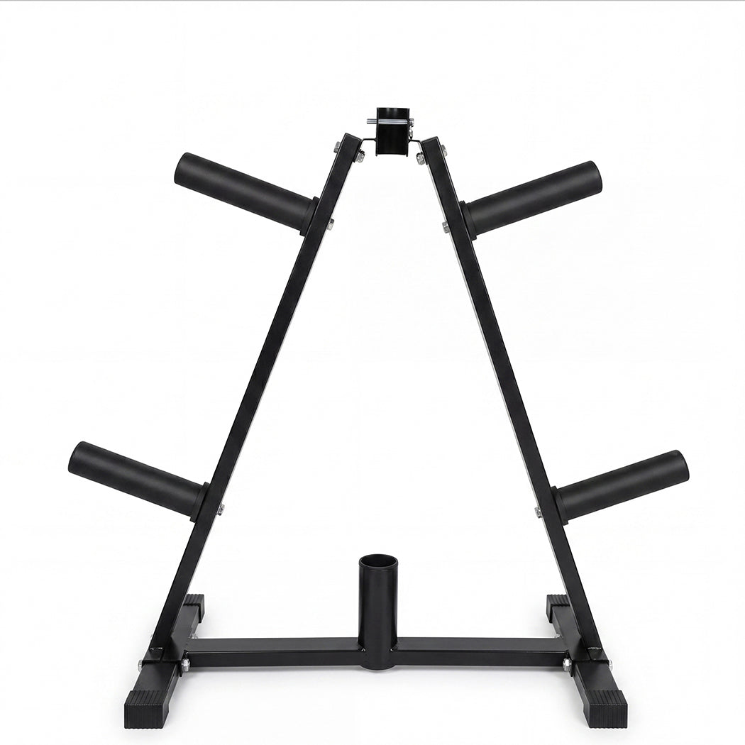 Centra Weight Plate Storage Rack Barbell Holder Stand 250KG Home Gym Fitness