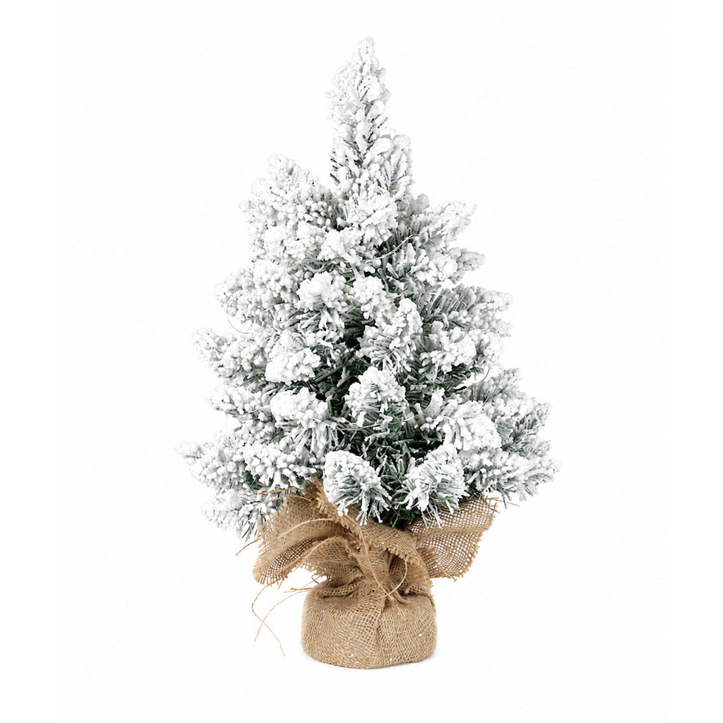 Mini Christmas Tree Snow Flocked 10.5x10.5x49cm
