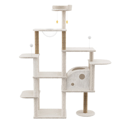 Large Cat Tree Tower 133x49x172cm