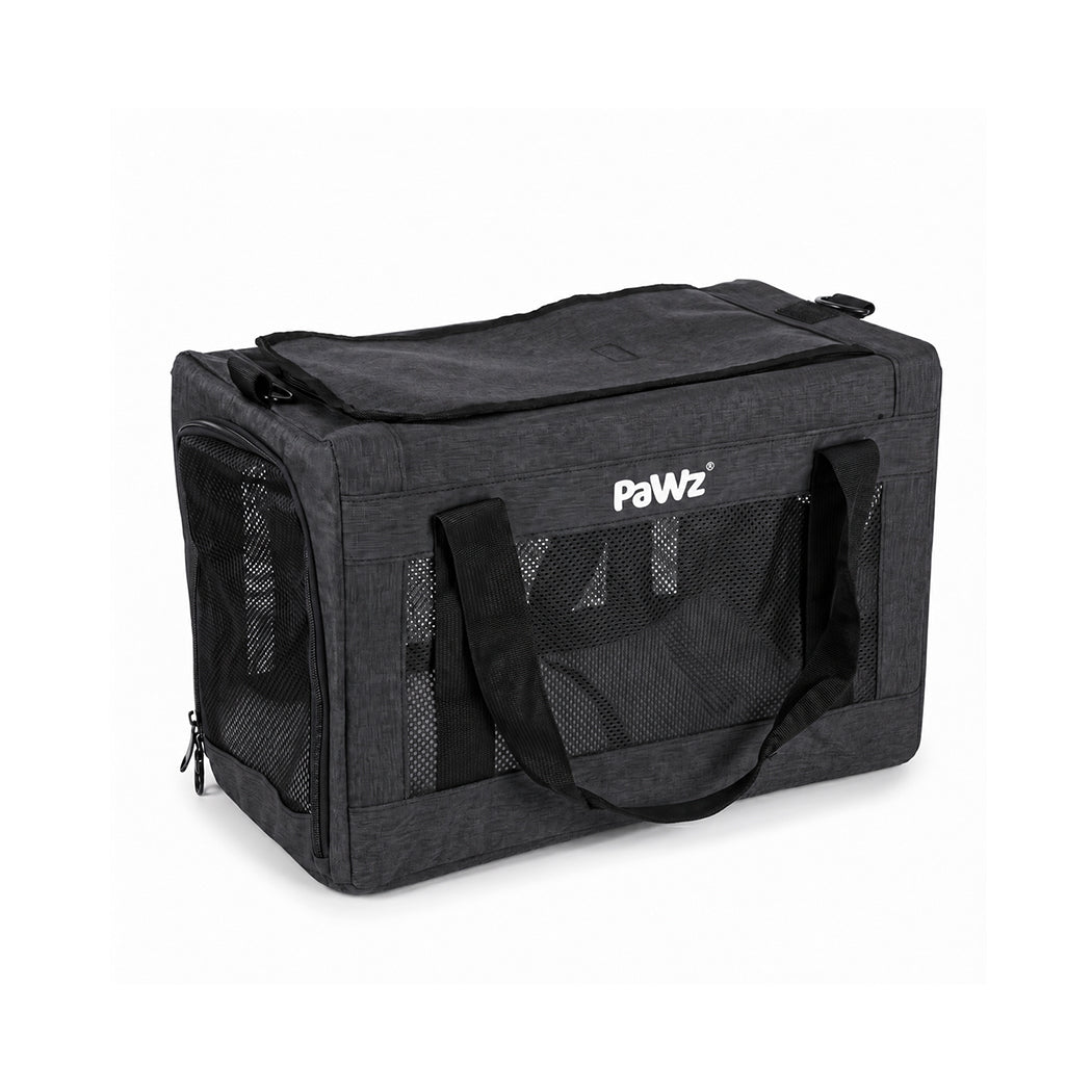 Cat Carrier Airline Approved Black 42x23x28cm
