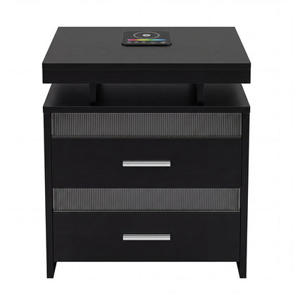Smart Bedside Table Charging Station 45x40x60cm