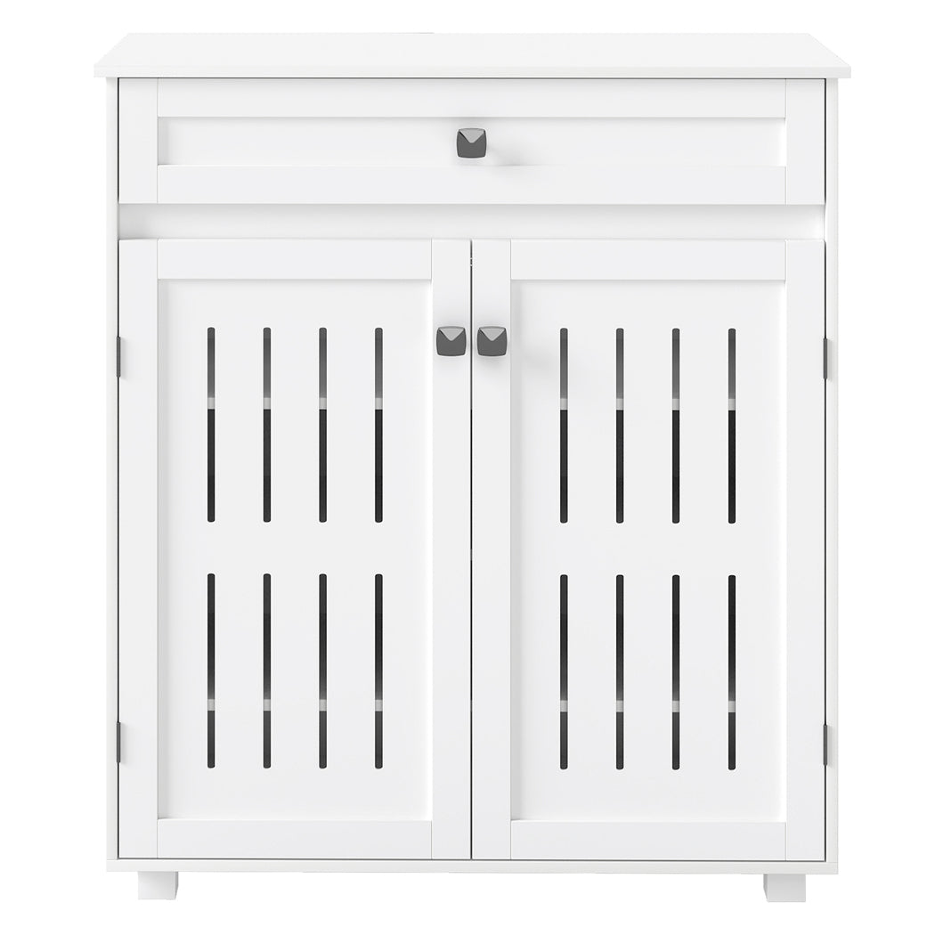 Shoe Cabinet White Storage 78x37x85.5cm