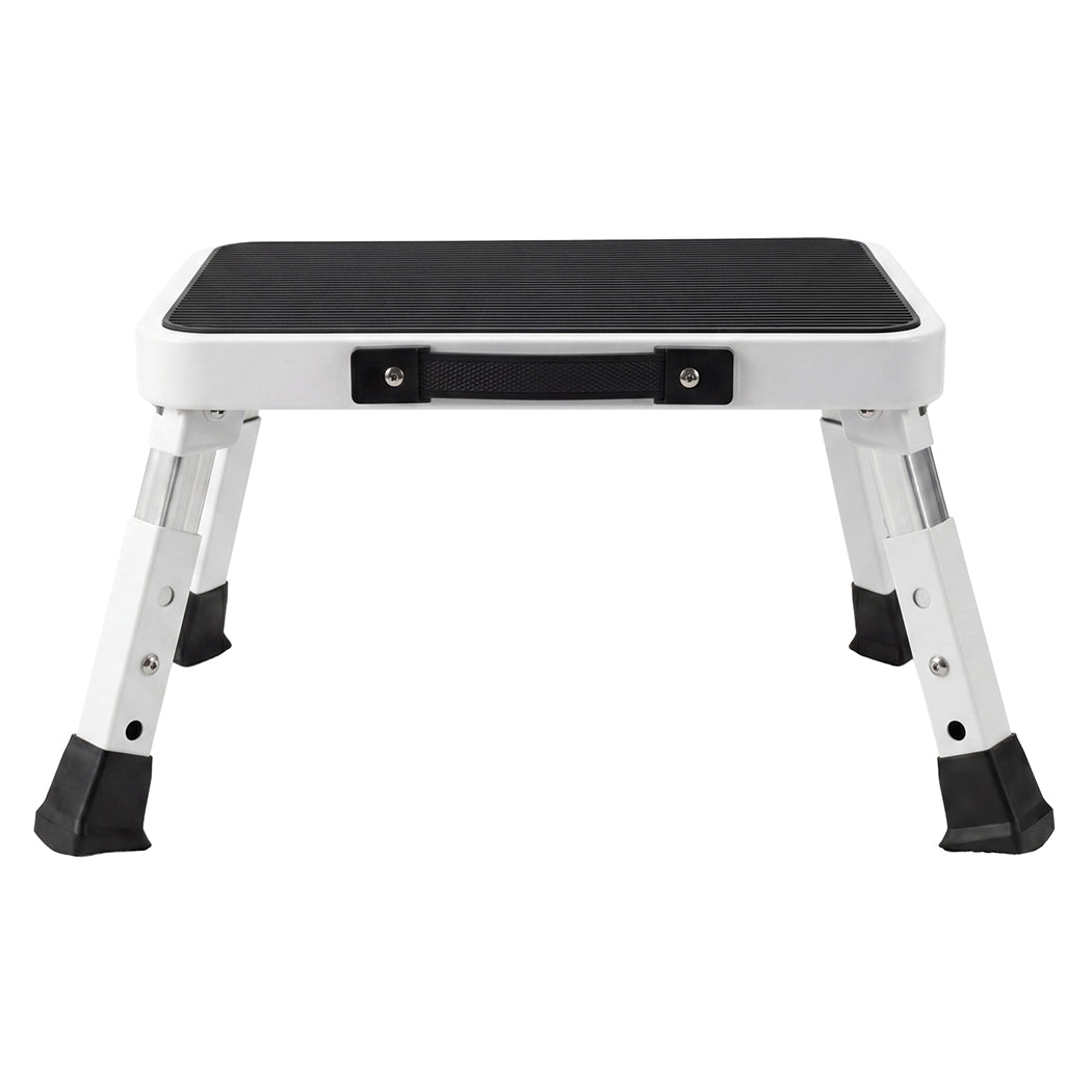 Folding Aluminium Step Stool 150kg Adjustable | HomeAndLiving