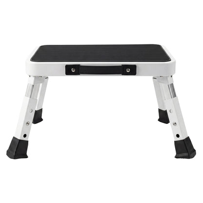 Folding Aluminium Step Stool 150kg Adjustable | HomeAndLiving