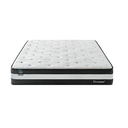 Versatile King Cooling Mattress 5 Zone 25cm  Easy Assembly Classic