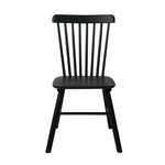 Ergonomic 4x Dining Chairs Kitchen Winsor Black  High Back Support