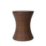 Cooler Ice Bucket Table Bar Outdoor Brown