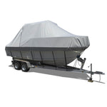 Boat Cover 14-16 FT Trailerable Weatherproof Grey 16FT