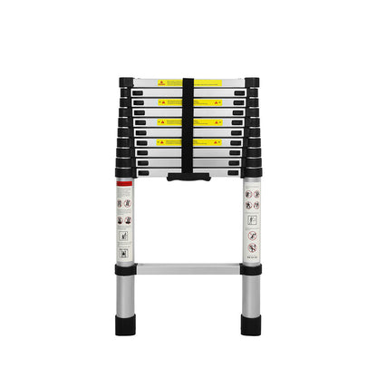 Multipurpose Ladder Telescopic 3.2M Silver