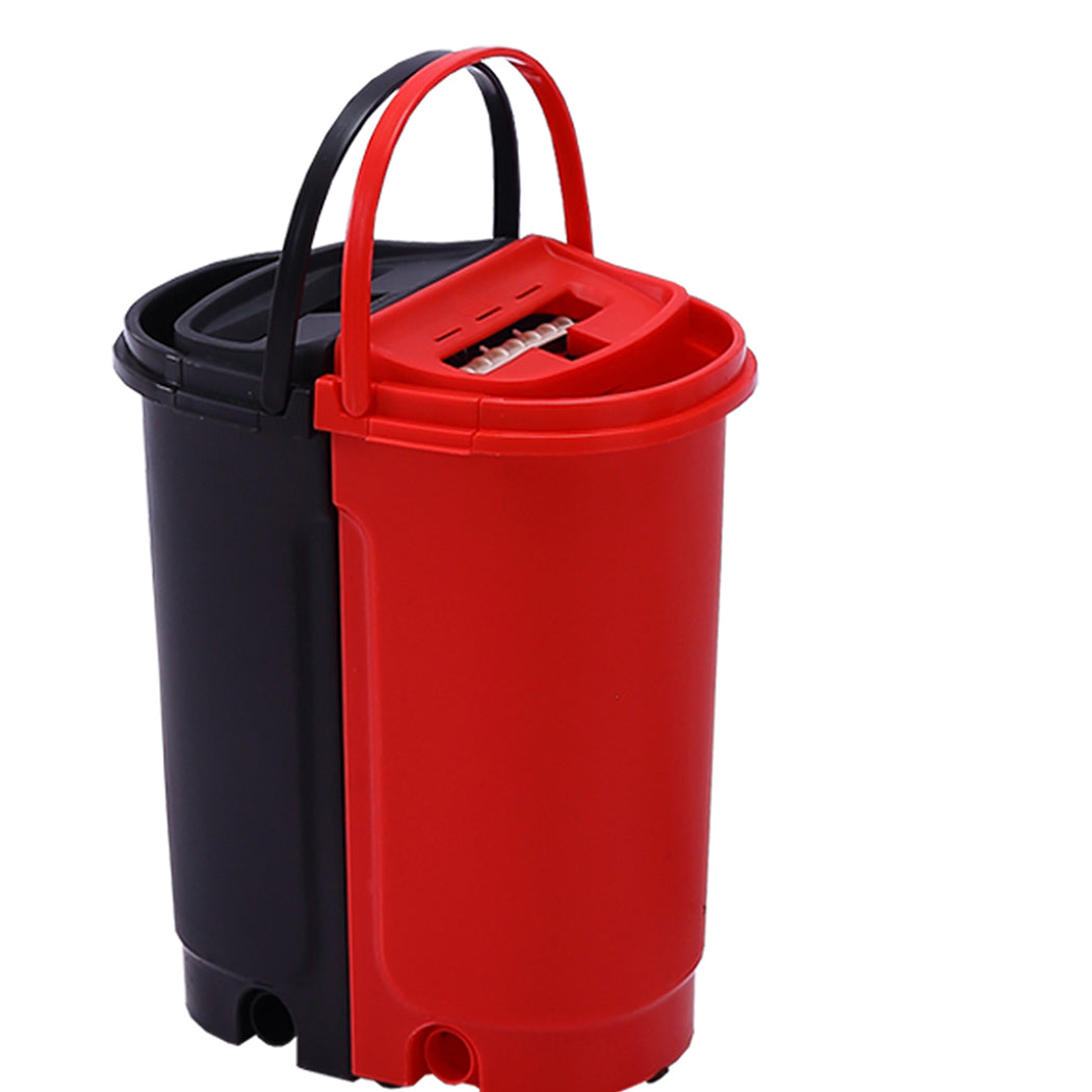 Cleanflo Flat Mop Bucket Cleaner Stainless Black