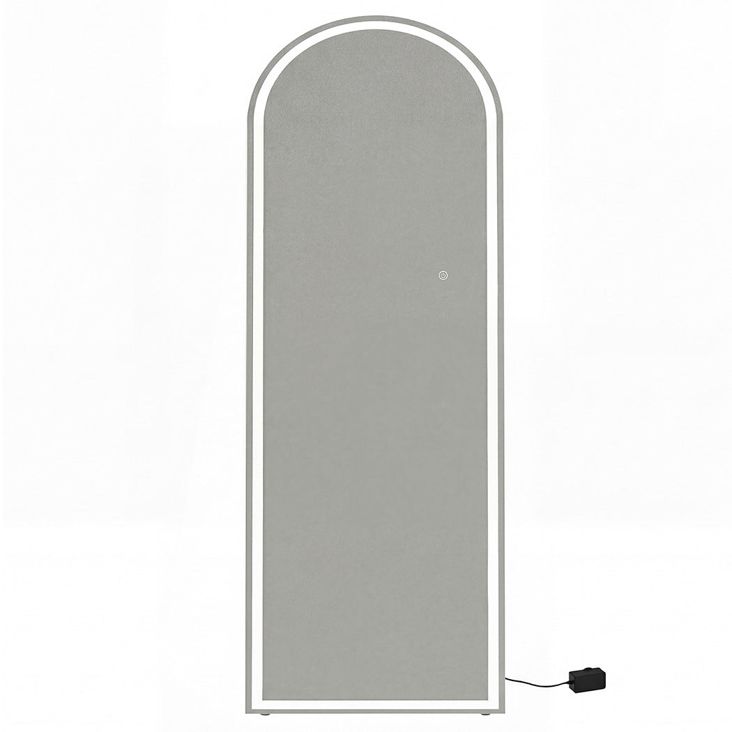 165cm Arched LED Full Length Mirror Floor Stand | HomeAndLiving