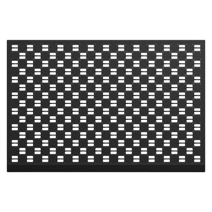 Front Door Mat Black Tpe 90x60cm