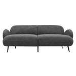 Modern Cloud Sofa 3 Seater Sherpa Fleece Beige Space-Saving Design